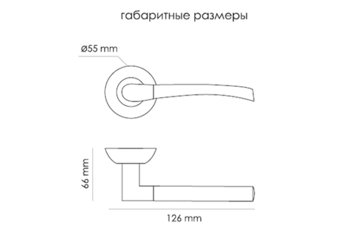 Схема дверной ручки